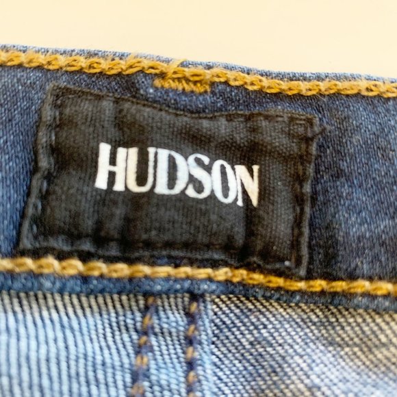 HUDSON Krista Super Skinny Jeans Dark Blue 26 - Picture 8 of 12